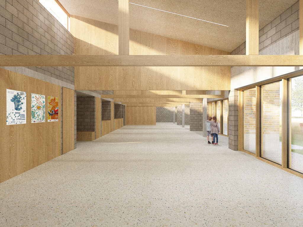 Vue d'architecte des futurs locaux de CAPS.