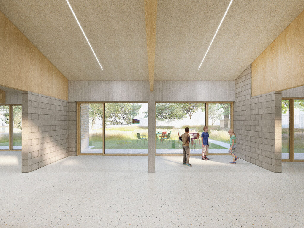 Projet des nouveaux locaux de CAPS. Vue d'architecte