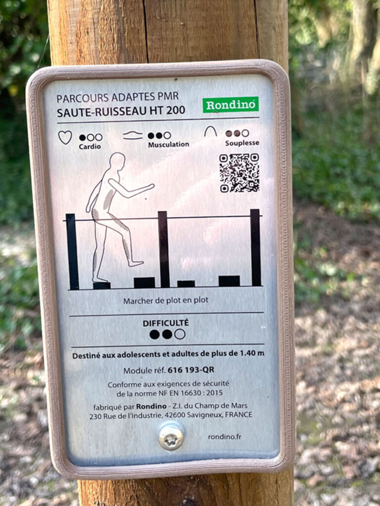 Notice d'agrès sportif au Bois Joli Mai