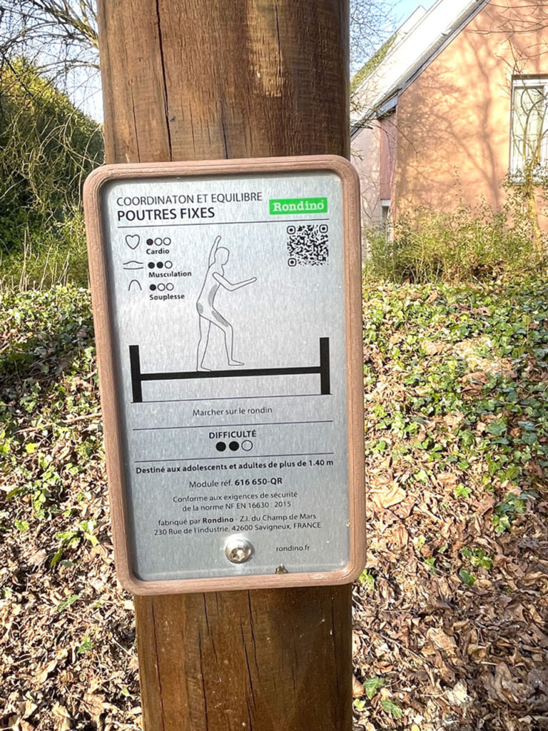 Notice d'agrès sportif au Bois Joli Mai