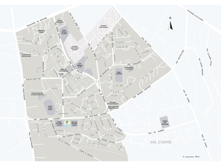 AG 2025 - rapport d'activité — plan du quartier