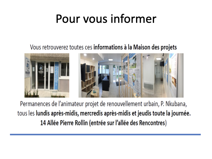 AG 2025 - rapport d'activité — horaires de la maison des projets