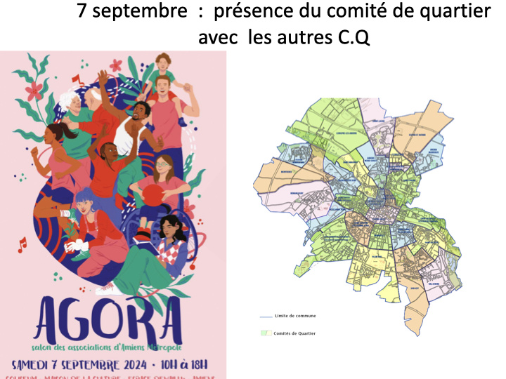 AG 2025 - rapport d'activité — Agora : présence du comité avec las autres CQ
