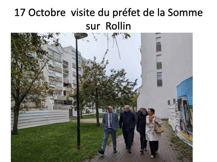 AG 2025 - rapport d'activité — visite du préfet au Quartier prioritaire de la politique de la ville Rollin