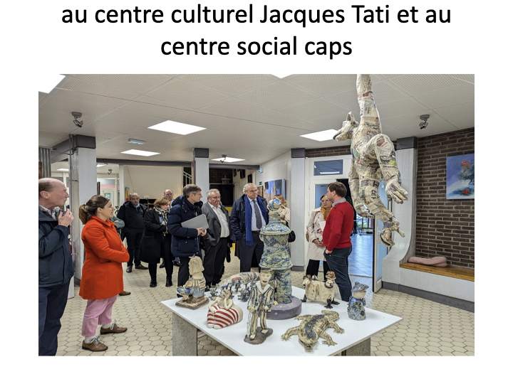 AG 2025 - rapport d'activité — visite du préfet au Centre culturel Jacques Tati et au centre social Caps