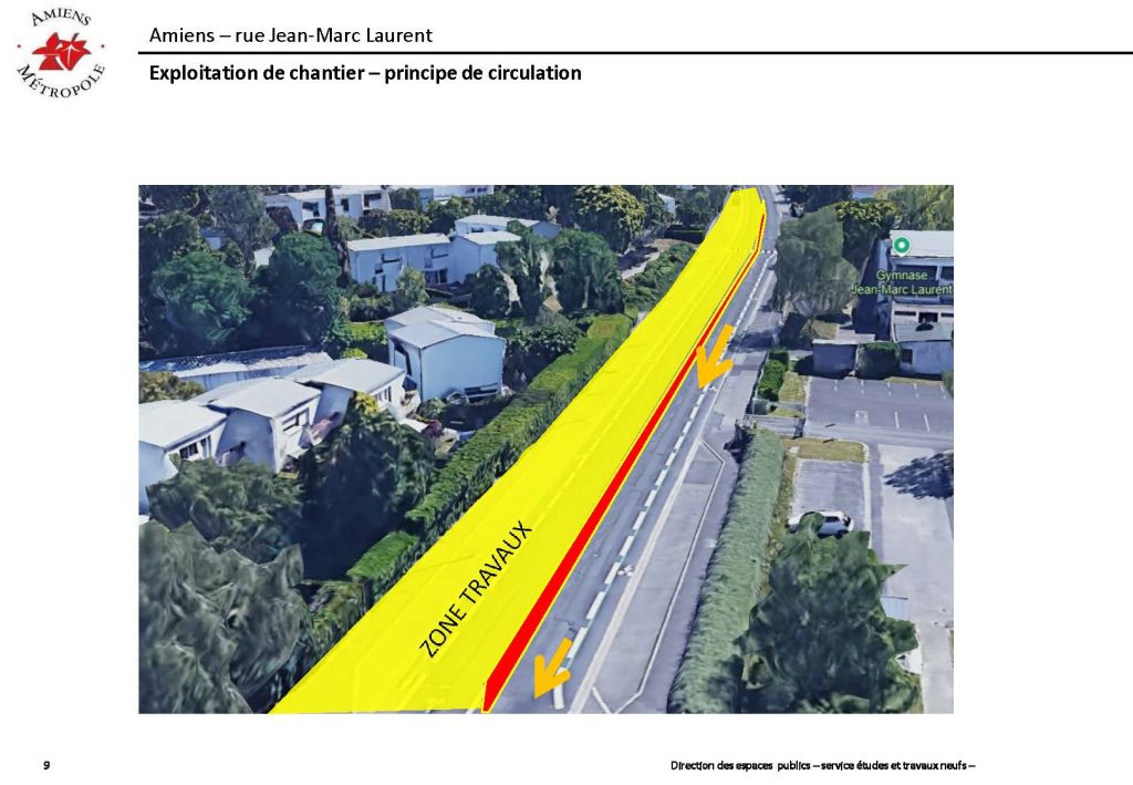Travaux rue Jean-Marc Laurent : présentation des principes de circulation