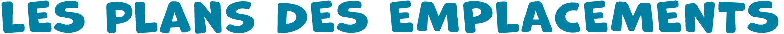 Plans des emplacements