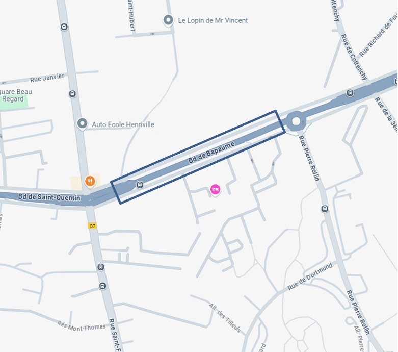 Travaux Boulevard de Bapaume