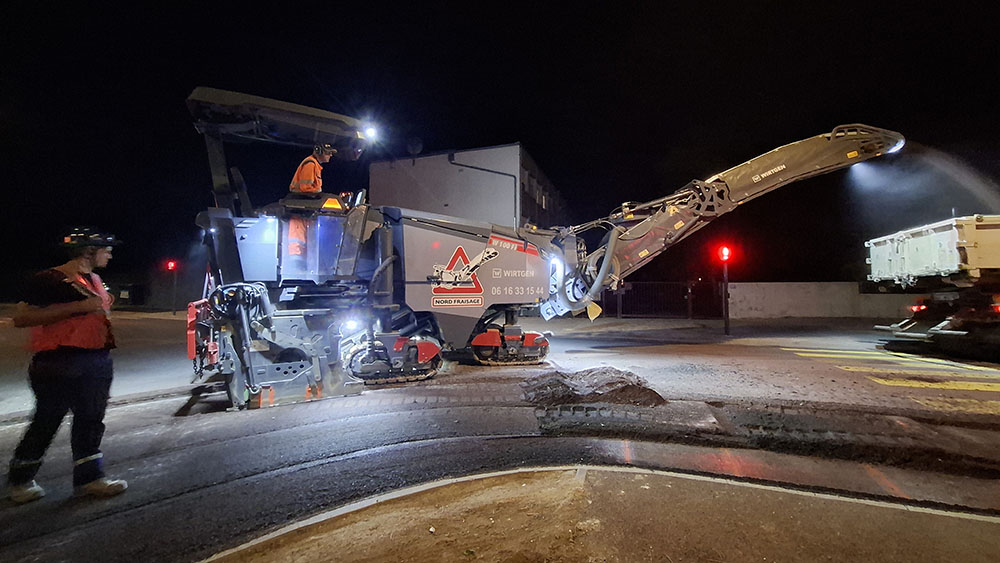Décaissement de la chaussée rue Jean-Marc Laurent