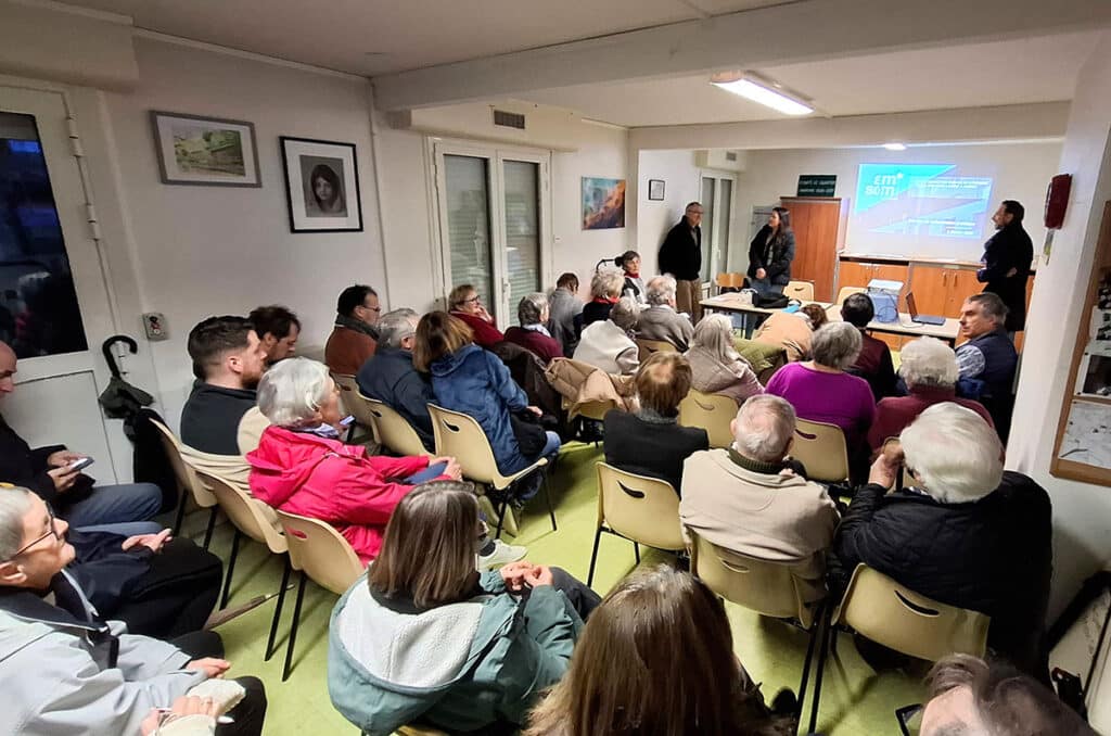 Réunion d'information sur le projet de rénovation des anciens bureaux du GAN