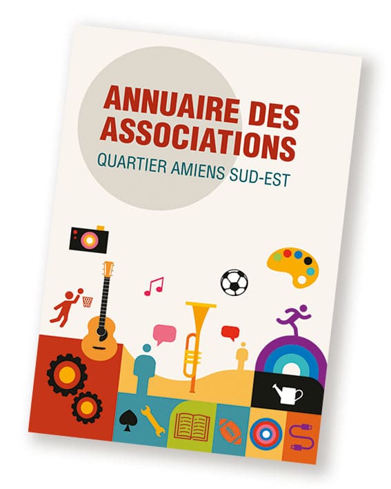 Couverture de l'annuaire des associations du quartier Sud-Est