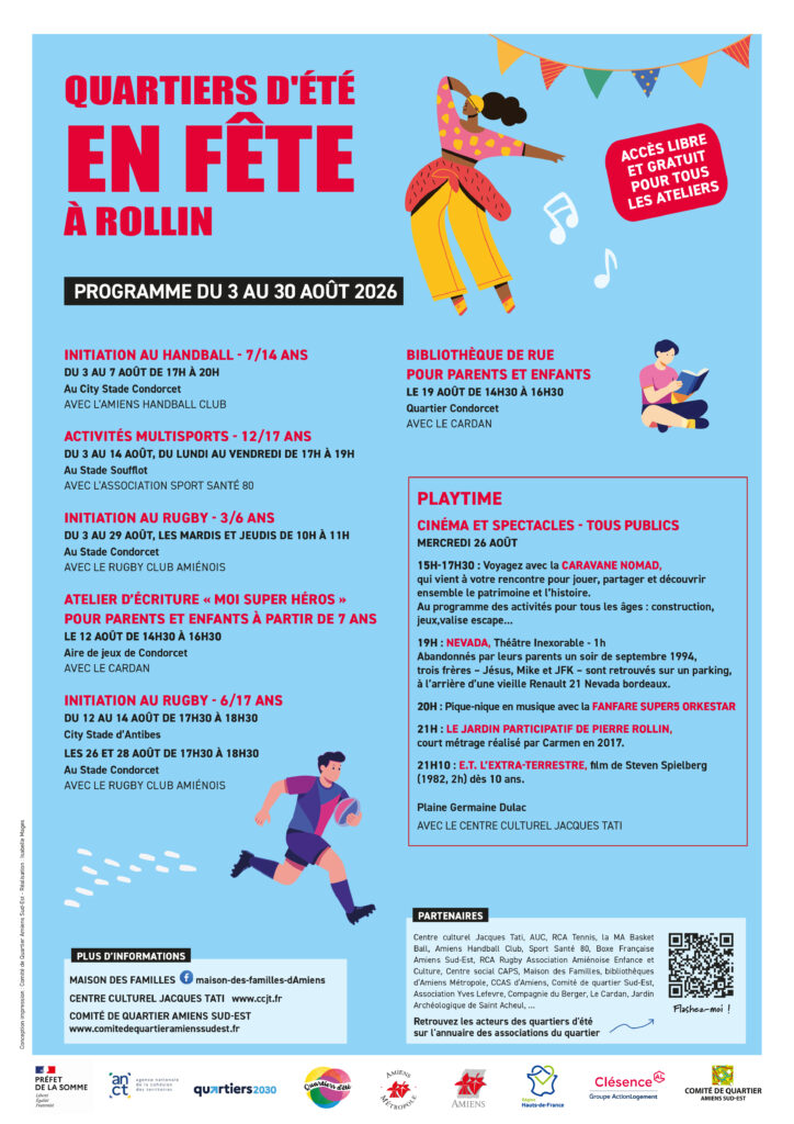 Programme activés été Rollin Août 2026