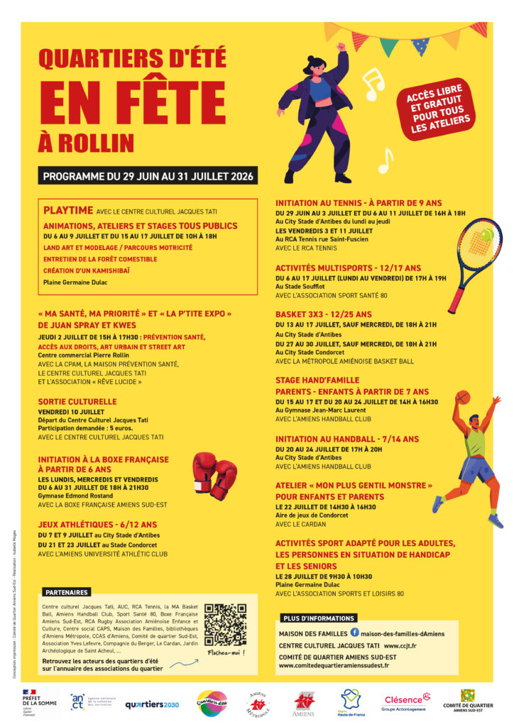 Programme activés été Rollin Juillet 2026