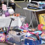 Des jouets et des vêtements en vente à la réderie du quartier Sud-Est le 7 juin 2026