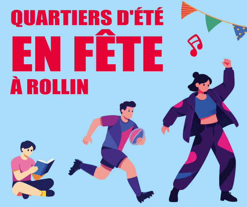 Quartier d'été en fête à Rollin