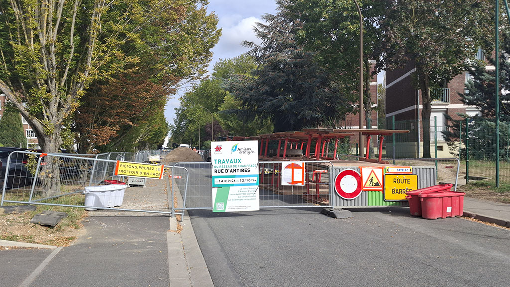 Travaux rue d'Antibes